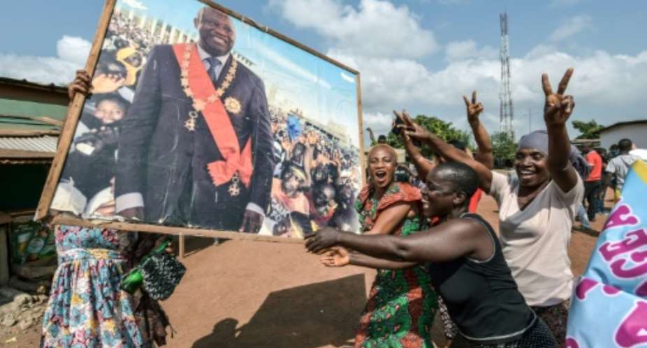 People celebrated in the Ivory Coast after former president Laurent Gbagbo was acquitted by the International Criminal Court.  By Sia KAMBOU AFP