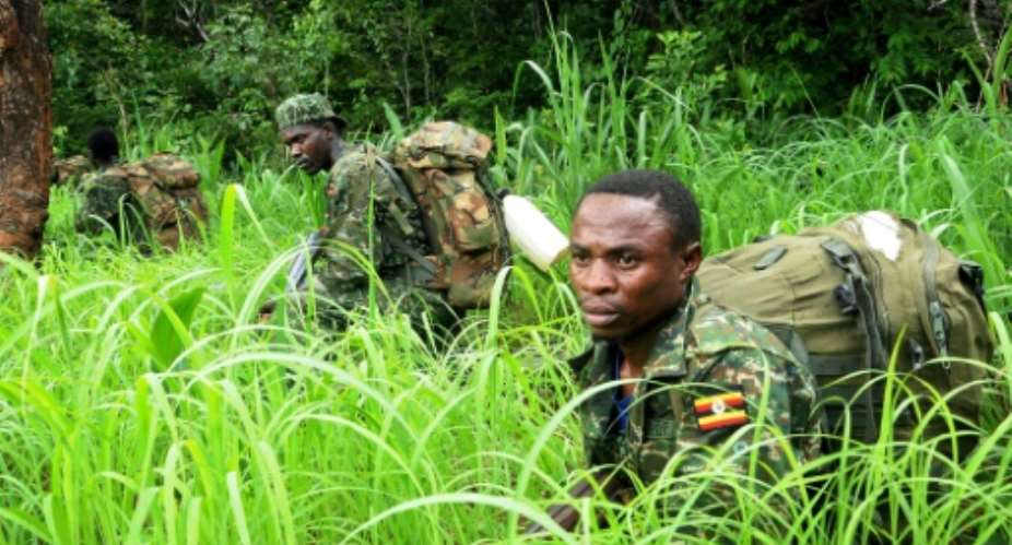 People in Obo, a town at the eastern tip of Central Africa, are afraid that the departure of Ugandan troops could spark a resumption of attacks by the brutal LRA fighters.  By STRINGER AFPFile