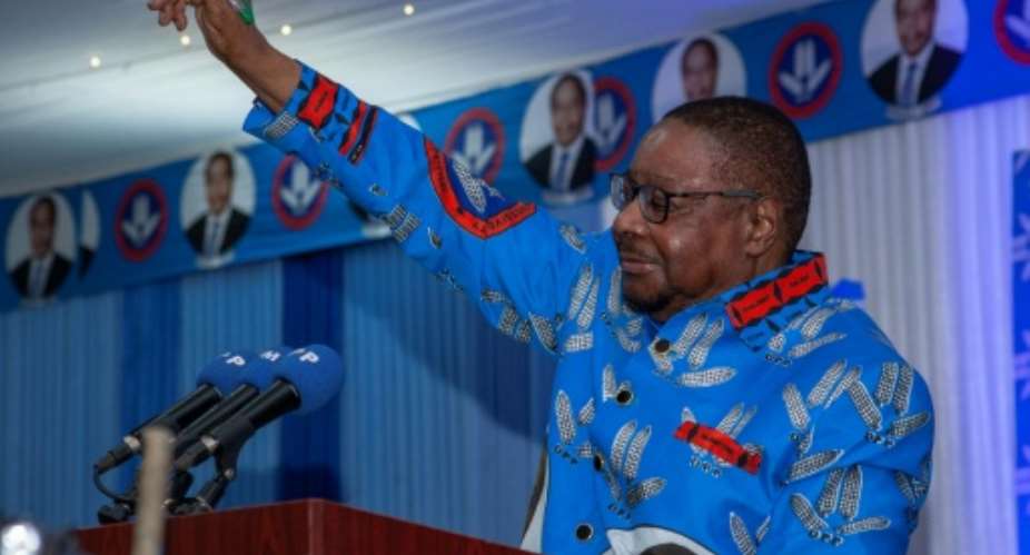 Peter Mutharika, 85, was president of Malawi between 2014 and 2020.  By Amos Gumulira (AFP)