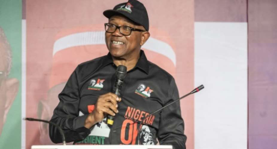 Peter Obi, 65, a presidential candidate of the Nigeria Democratic Congress, is popular among the youth.  By Light Oriye Tamunotonye (AFP/File)