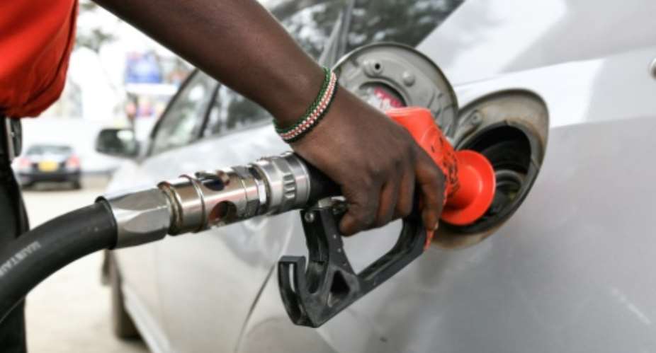 Petrol prices at the pump have gone up by about six percent in Nairobi.  By SIMON MAINA AFPFile