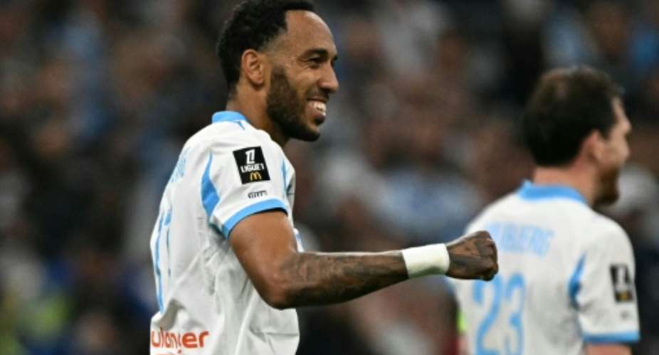 Pierre-Emerick Aubameyang spent last season with Marseille but has now moved to Spanish club Deportivo La Coruna.  By Gabriel BOUYS (AFP/File)