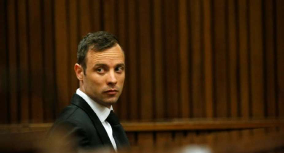 Oscar Pistorius has been on bail awaiting a new sentence since December, when the Supreme Court of Appeal SCA found him guilty of murder for shooting dead his girlfriend Reeva Steenkamp in 2013.  By Siphwe Sibeko PoolAFPFile