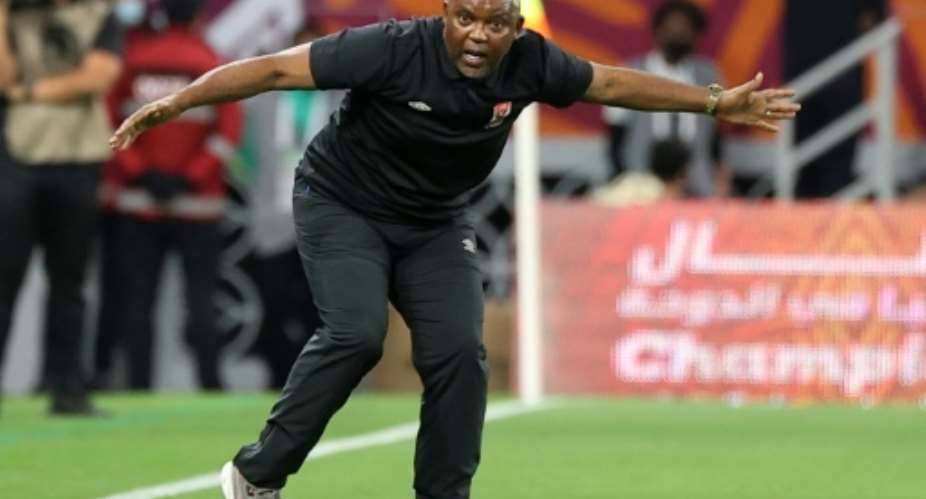Pitso Mosimane has been chosen for a second stint as South Africa coach.  By KARIM JAAFAR (AFP)