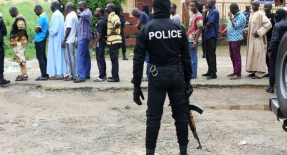 Police in Gabon have arrested dozens of people working at a market in Libreville in connection with a knife attack in which two Danish nationals were wounded.  By Steve JORDAN AFP