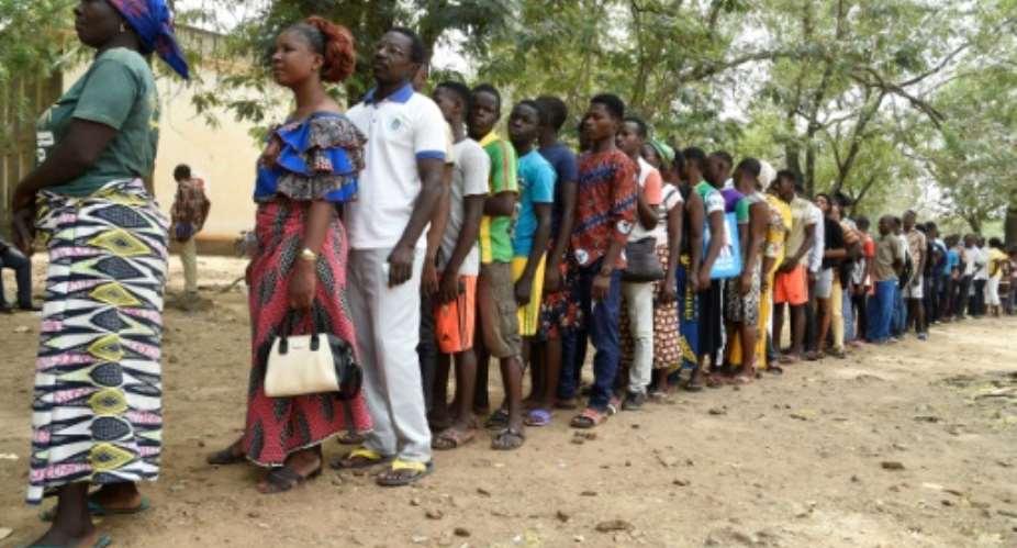 Polls closed at 1600 GMT Saturday after what had been a peaceful election day with a moderate turnout.  By PIUS UTOMI EKPEI AFP