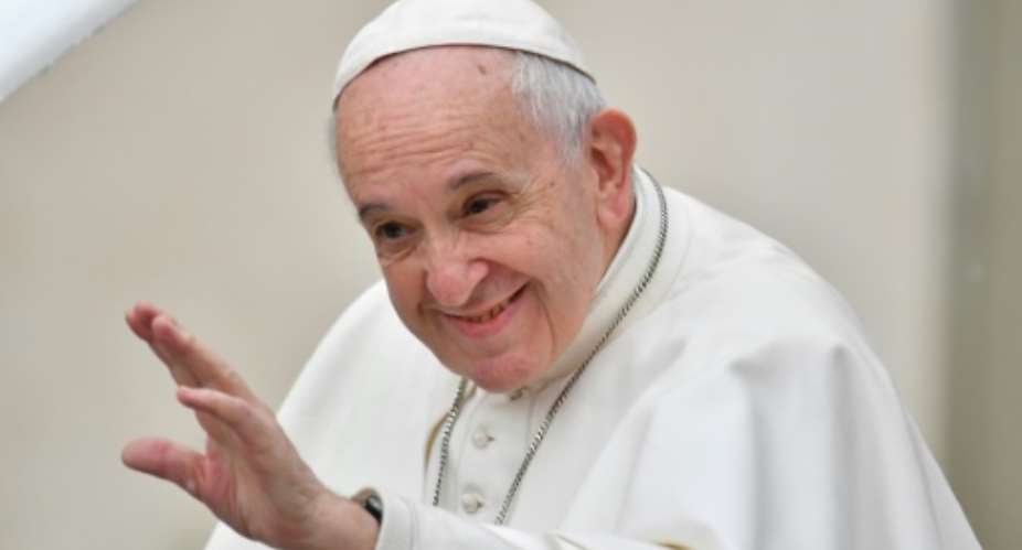 Pope Francis pictured April 10, 2019 hopes that