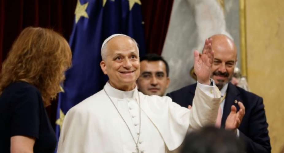 Pope Leo XIV got a standing ovation from lawmakers after addressing the Spanish parliament.  By Pierre-Philippe MARCOU (AFP)