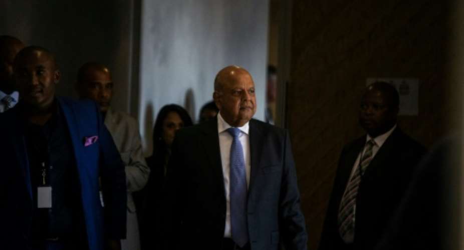 Pravin Gordhan, South African Minister of public Enterprise and anti-graft campaigner, estimates around 7 billion may have been stolen through corrupt government tenders.  By Wikus de Wet AFP
