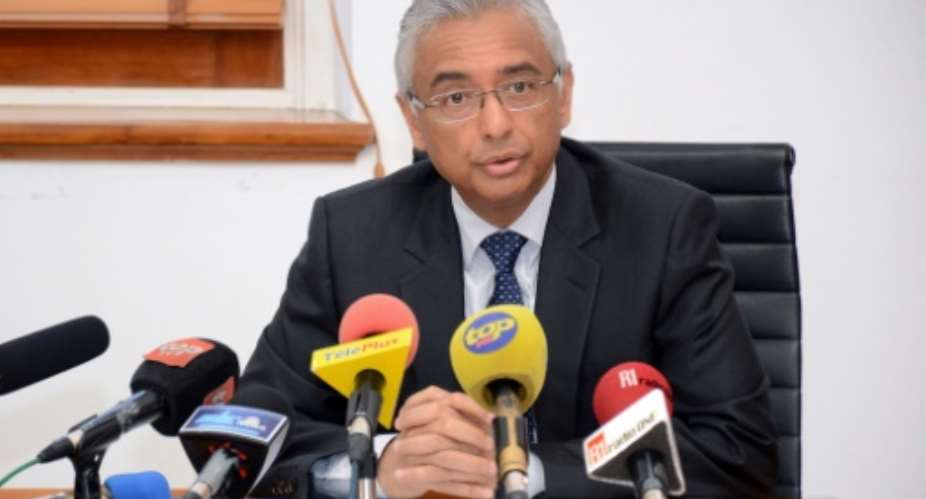 Pravind Jugnauth took over from his father in 2017 without going through an election.  By Nicholas LARCHE AFPFile
