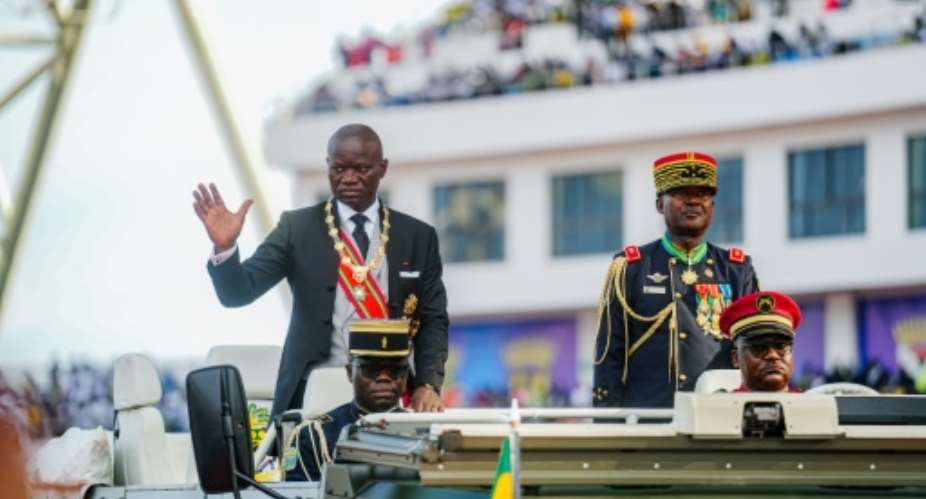 President Brice Oligui Nguema is in charge of Gabon since his swearing-in ceremony on May 3 this year.  By Nao Mukadi (AFP/File)
