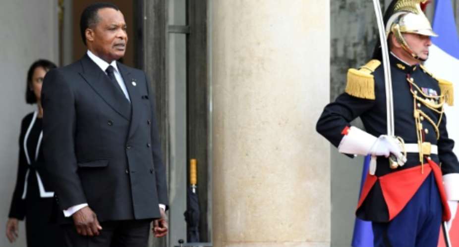President Denis Sassou Nguesso has already been nominated as the candidate of the ruling Congolese Labour Party PCT in the next presidential ballot, due next March.  By Bertrand GUAY AFPFile