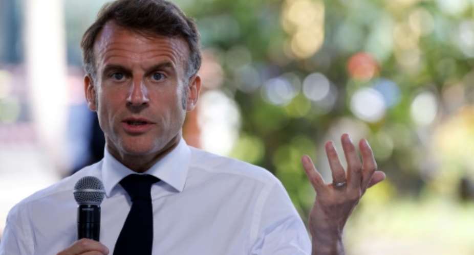 President Emmanuel Macron visits Madagascar as part of an Indian Ocean tour.  By Ludovic MARIN (AFP)
