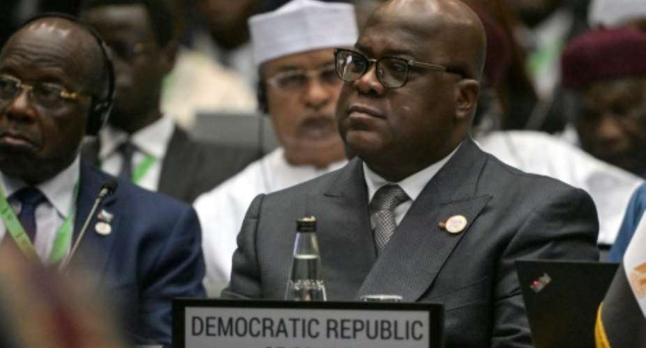 President Felix Tshisekedi is seeking a second term in office.  By SIMON MAINA AFP