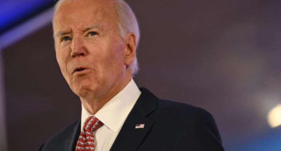 President Joe Biden postponed his Angola trip because of Hurricane Milton.  By ANDREW CABALLERO-REYNOLDS (AFP)