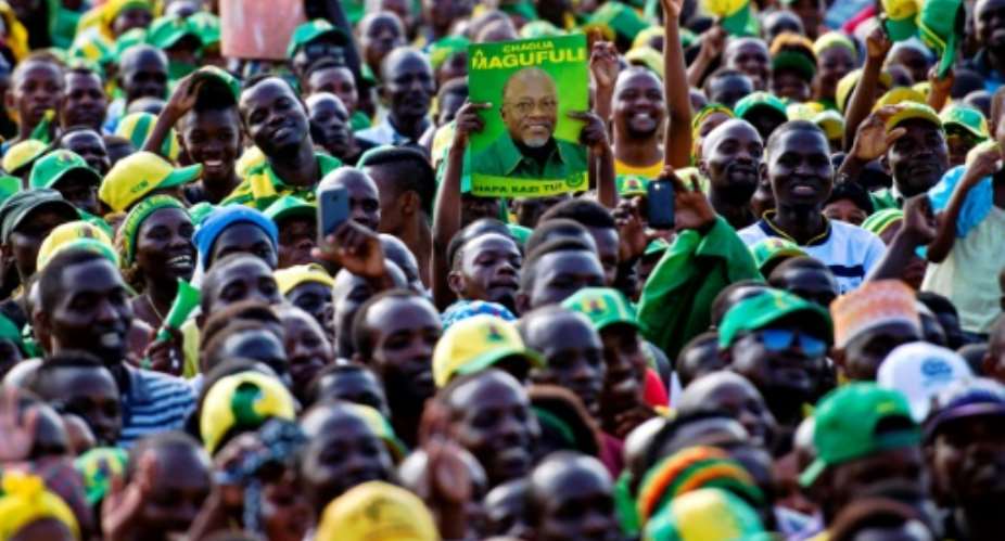 President John Magufuli, elected in October 2015 under a wildly popular, no-nonsense, corruption-busting, man-of-the-people reputation, has turned off some with his intolerance of criticism, impulsiveness and disregard for due process.  By Daniel Hayduk AFPFile