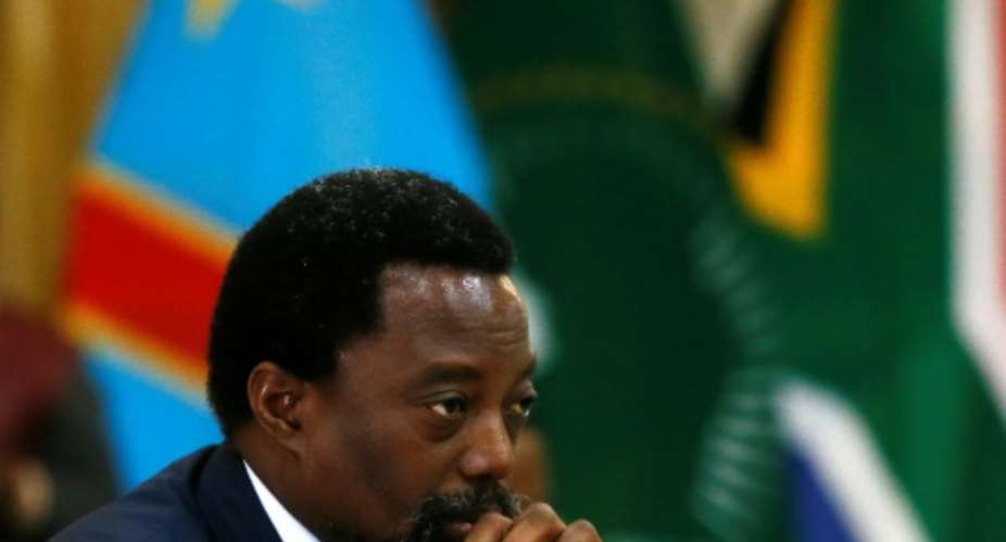 President Joseph Kabila agreed to a transitional arrangement enabling him to stay in power pending presidential and legislative elections by the end of 2017.  By Phill Magakoe AFPFile