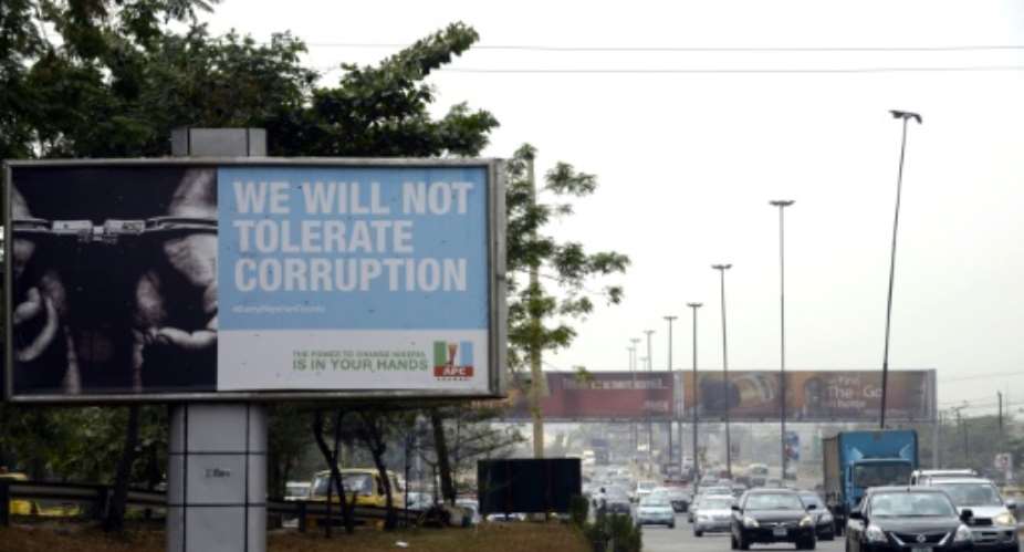 President Muhammadu Buhari of the All Progressive Congress party was elected in 2015 on a promise to tackle corruption.  By PIUS UTOMI EKPEI AFPFile