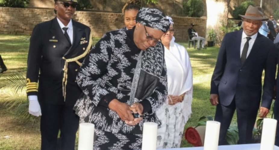 President Netumbo Nandi-Ndaitwah led Namibias first official commemoration of the genocide.  By Jemima Beukes (AFP)