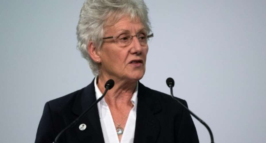 President of the Commonwealth Games Federation, Louise Martin, pictured in 2015, says the CGF will continue to have an open dialogue with South Africa and remains committed to realising the shared ambitions of a future Games in Africa.  By Marty Melville AFPFile