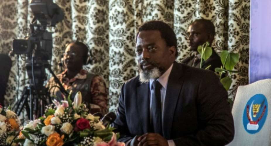 President of the Democratic Republic of Congo Joseph Kabila.  By Thomas NICOLON AFPFile