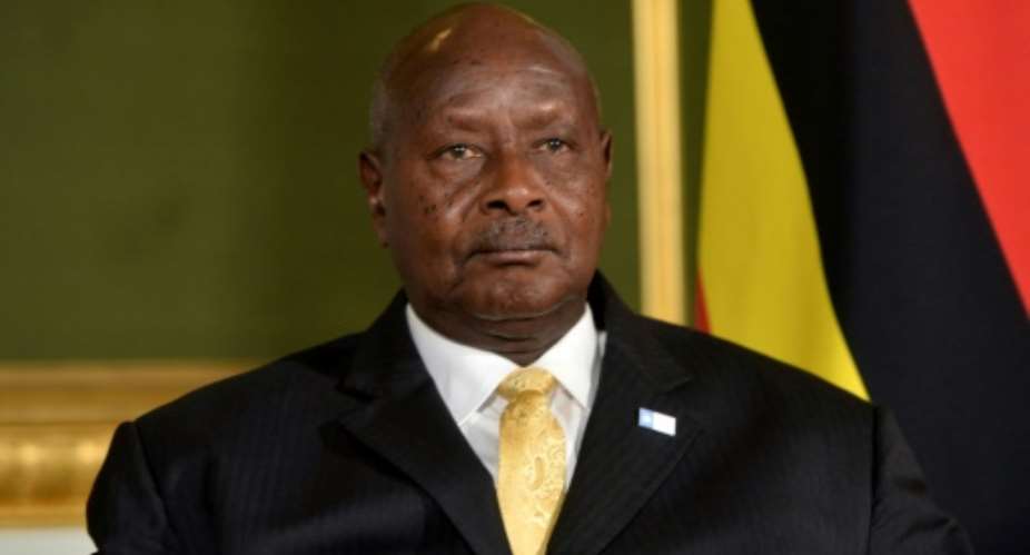 President Yoweri Museveni of Uganda is aged 73, while the current law blocks candidates over 75.  By HANNAH MCKAY POOLAFPFile