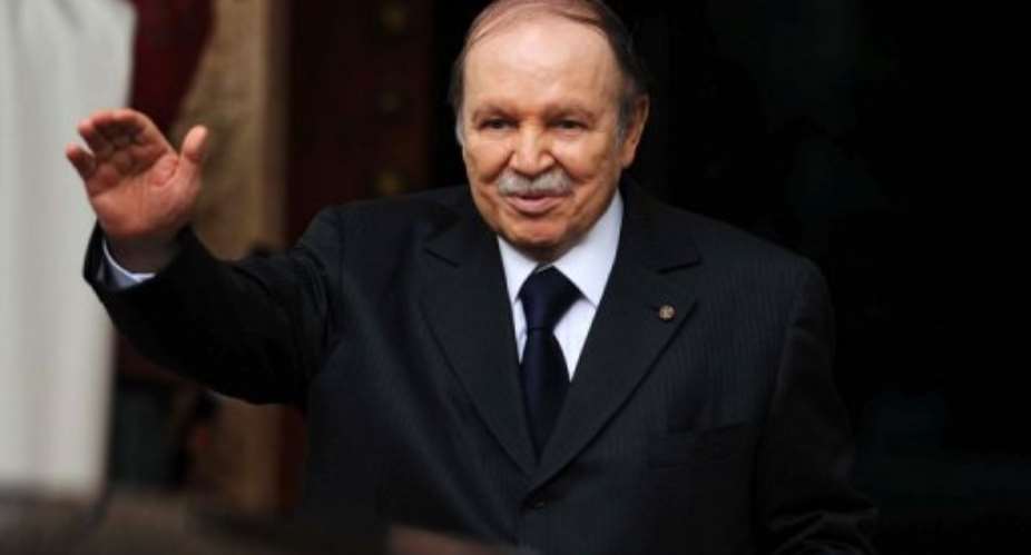 Algerias President Abdelaziz Bouteflika is pictured ahead of a meeting in Algiers on January 14, 2013.  By Farouk Batiche (AFP/File)