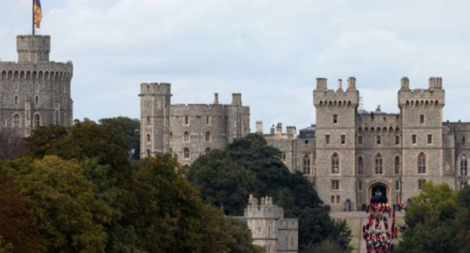 Prince Alemayehus remains were entombed at St Georges Chapel at Windsor Castle, west of London.  By Alex Pantling (POOL/AFP)