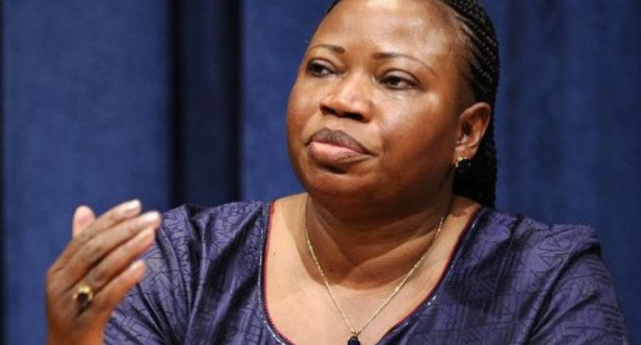 Fatou Bensouda is the first African to be appointed chief prosecutor of the ICC.  By Emmanuel Dunand AFP