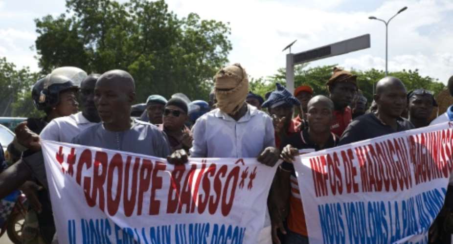 Protest: Mali's mounting security problems are spurring public anger.  By MICHELE CATTANI AFP