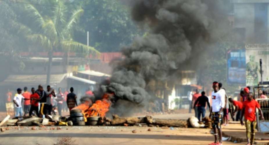 Protests have rocked Conakry and other cities earlier this month over Conde's bid to overturn term limits and run again.  By CELLOU BINANI AFP