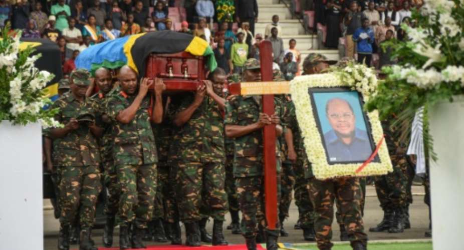 Questions arose over Mkapa's cause of death after Magufuli did not make an immediate announcement.  By - AFP