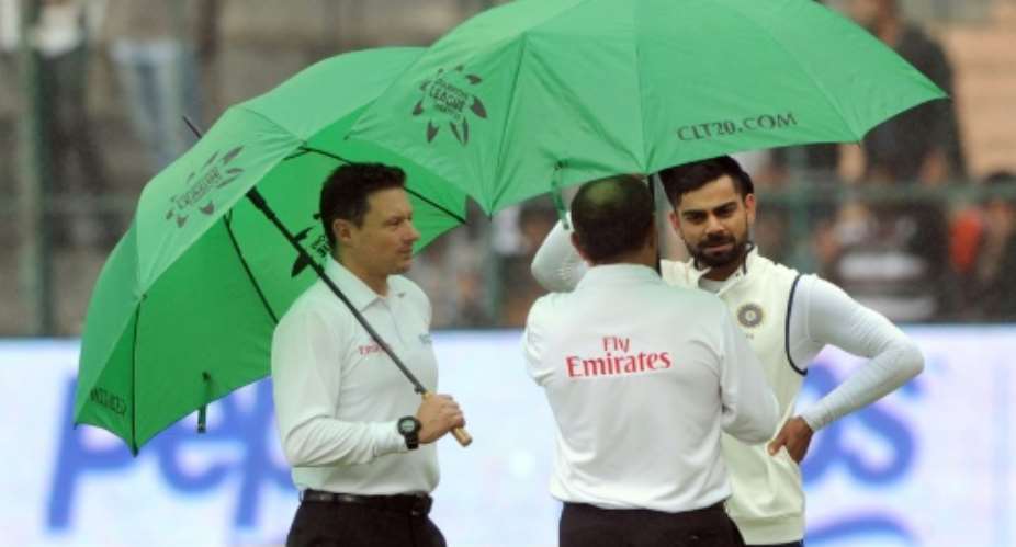 Rain-hit India-South Africa Test ends in draw