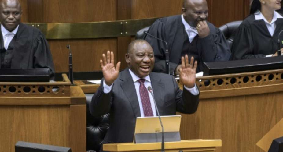 Ramaphosa, in power since only last week, is putting his name to a tough budget.  By RODGER BOSCH AFP