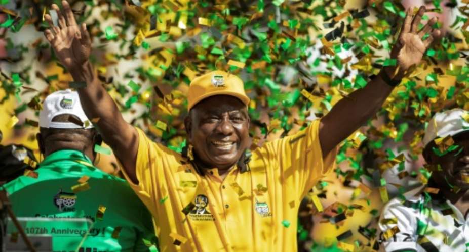 Ramaphosa pledged to wipe out corruption and make the government accountable.  By GIANLUIGI GUERCIA AFP