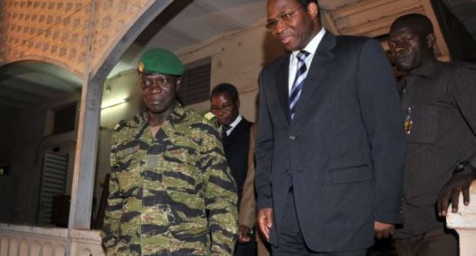 Sanogo on Saturday ordered the army not to prolong the fighting in Gao.  By Issouf Sanogo AFP