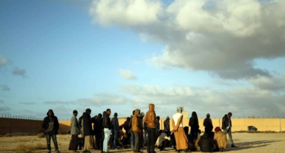 Reports emerged in November of black Africans being sold as slaves at markets in Libya.  By Abdullah DOMA AFP