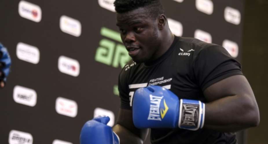 Reug Reug is a superstar of Senegalese wrestling who is hoping to make the transition to the highly lucrative world of MMA.  By SEYLLOU AFP