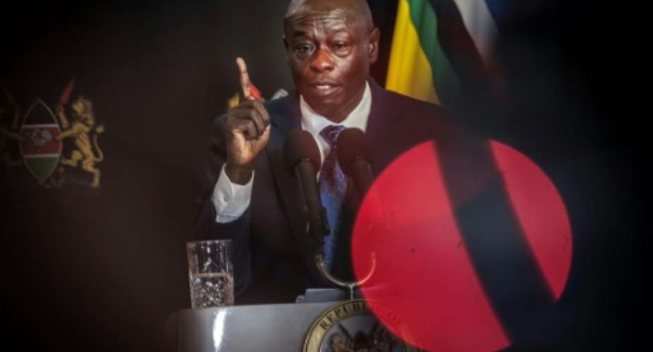 Rigathi Gachagua has vehemently denied all the allegations against him.  By LUIS TATO (AFP/File)