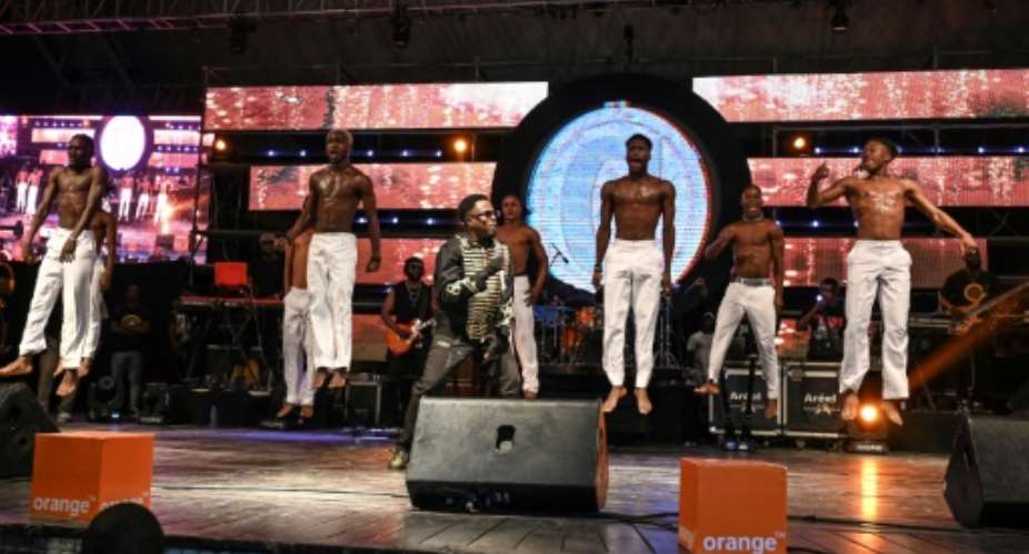 Rising star: Ivorian rapper Didi B.  By Sia KAMBOU AFP