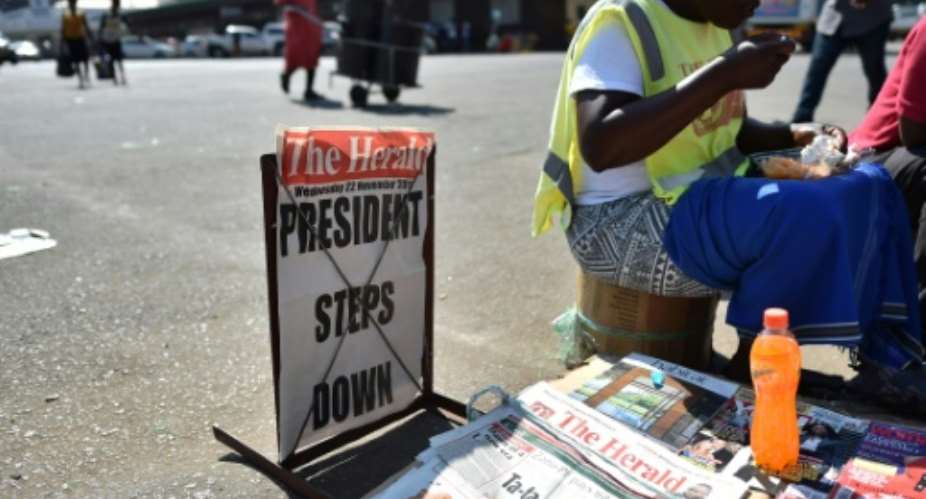 Robert Mugabe's monolithic grip on Zimbabwe came to an end on Tuesday following a succession crisis which took hold two weeks ago.  By TONY KARUMBA AFP