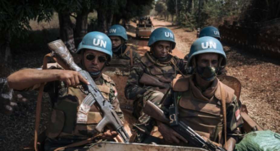 Russian mercenaries are in the Central African Republic alongside troops from the UN peacekeeping mission.  By ALEXIS HUGUET AFPFile