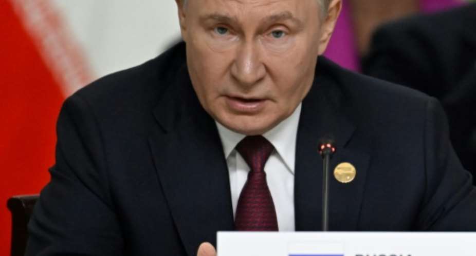 Russian President Putin is to discuss the Ukraine conflict with UN head Antonio Guterres.  By Alexander NEMENOV (POOL/AFP)