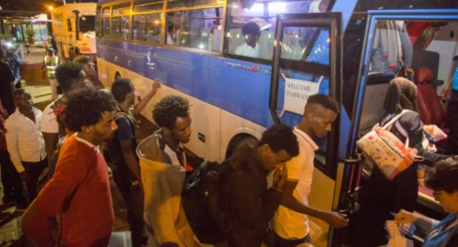 Rwanda first offered to take in Africans stuck in Libya back in November 2017, the same month a CNN report showed what appeared to be a slave market there.  By Cyril NDEGEYA Rwanda's Ministry of Emergency Management MINEMAAFP