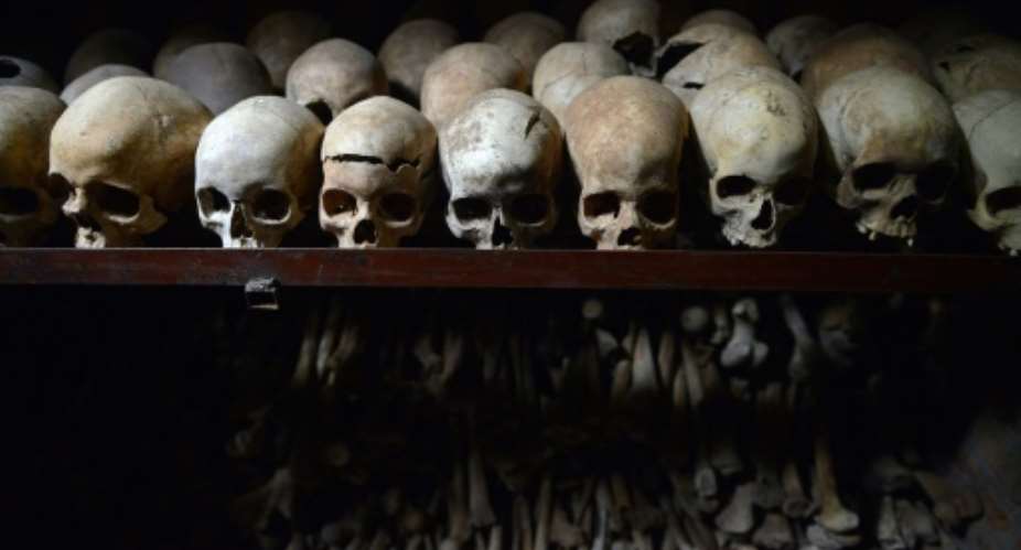 At least 800,000 people died during the Rwandan genocide in 1994.  By Simon Maina AFPFile