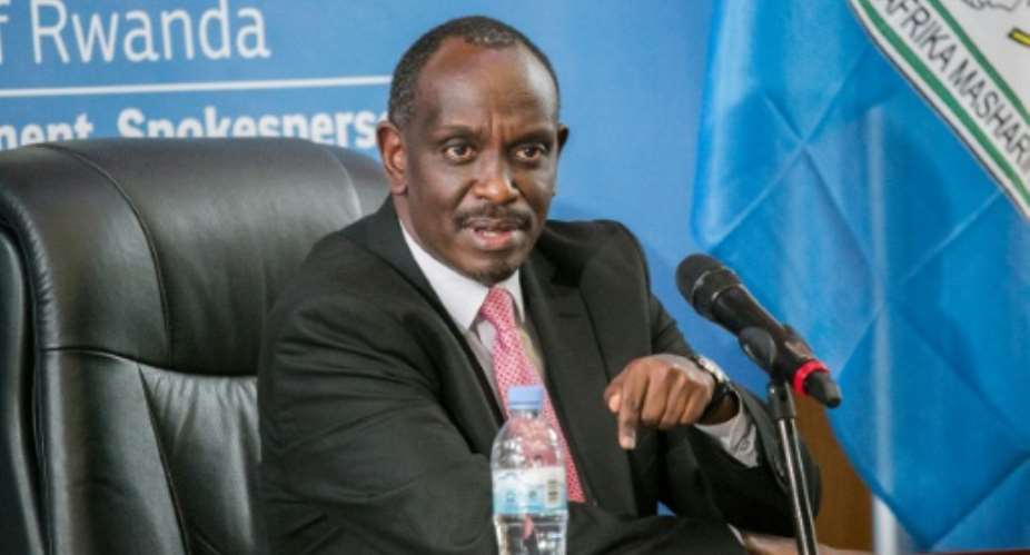 Rwandas Minister of Foreign Affairs Richard Sezibera accuses neighbouring Uganda of 'supporting' an anti-Kigali rebel movement.  By Cyril NDEGEYA AFP
