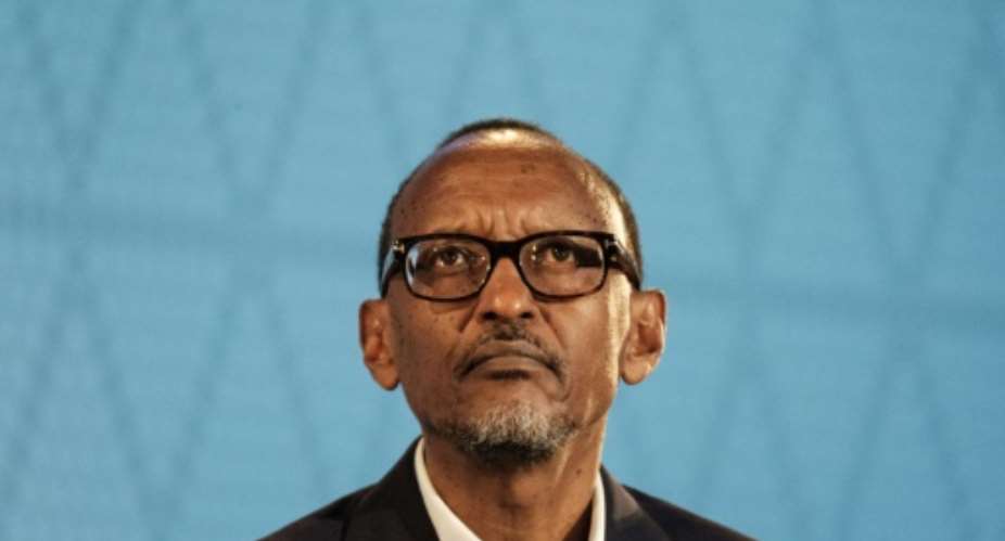 Rwanda's President Paul Kagame last visited the Elysee Palace in 2011.  By Yasuyoshi CHIBA AFPFile