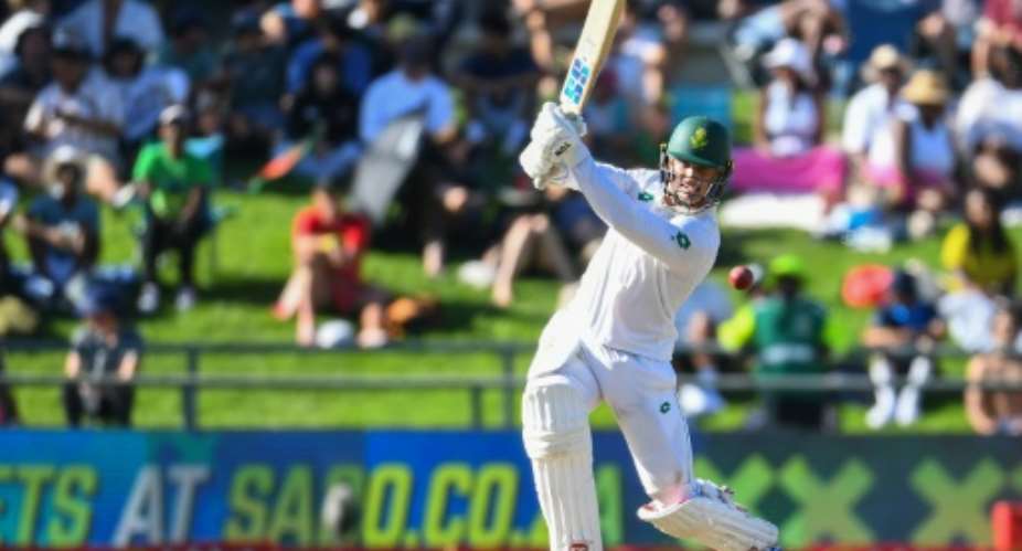 Ryan Rickelton was in great touch as he registered his highest Test score.  By Rodger Bosch (AFP)