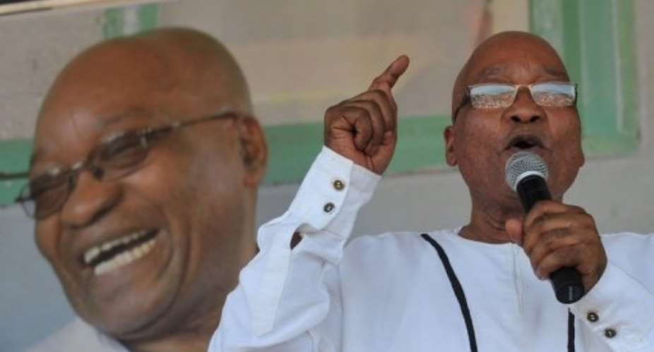 South African President Jacob Zuma is pictured.  By Alexander Joe (AFP)