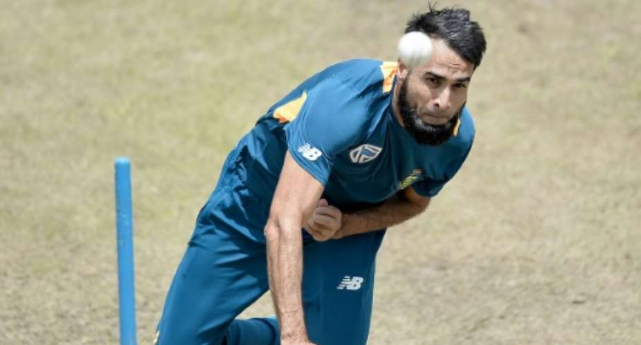 Imran Tahir is one of five Muslims to have been selected for the South African squad taking part in the tri-nation ODI series with the West Indies and Australia.  By Andrew Caballero-Reynolds (AFP)